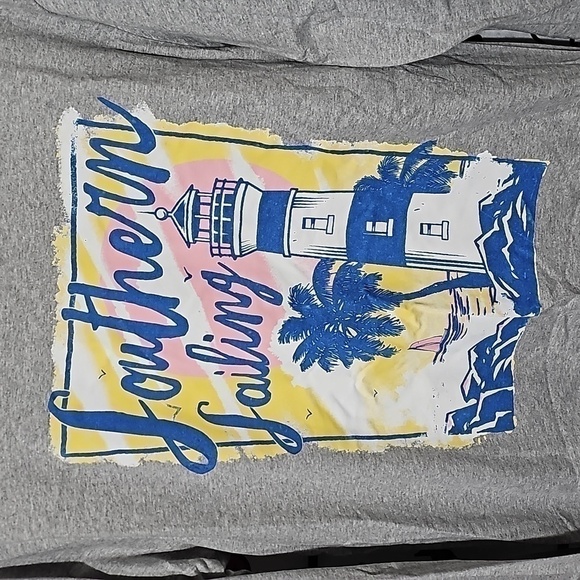 Croft & Barrow Southern Sailing‎ Lighthouse Long Sleeve Shirt Medium NWT - Picture 2 of 6